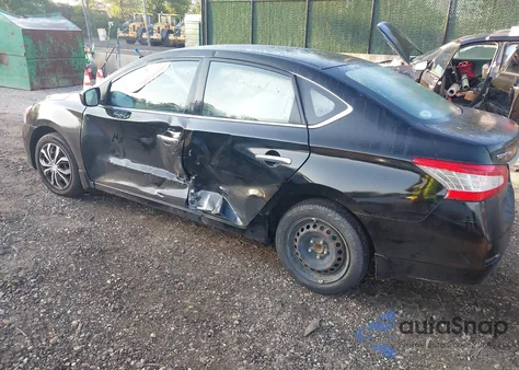 2015 Nissan Sentra S z USA, uszkodzony, nr VIN 3N1AB7AP2FY332011